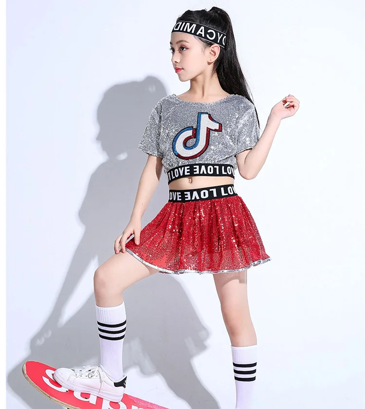 Детский костюм для джаза и современных танцев одежда в стиле хип-хоп уличная