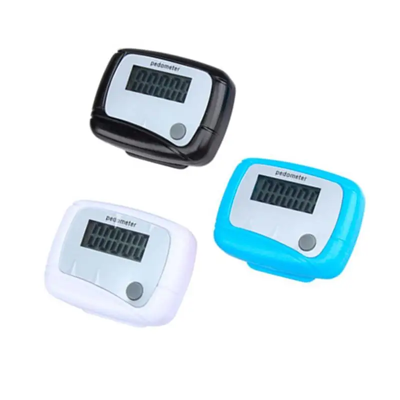 ЖК дисплей цифровой счетчик шагов бег ходьбы Вес Часы расстояние калорий шагомер