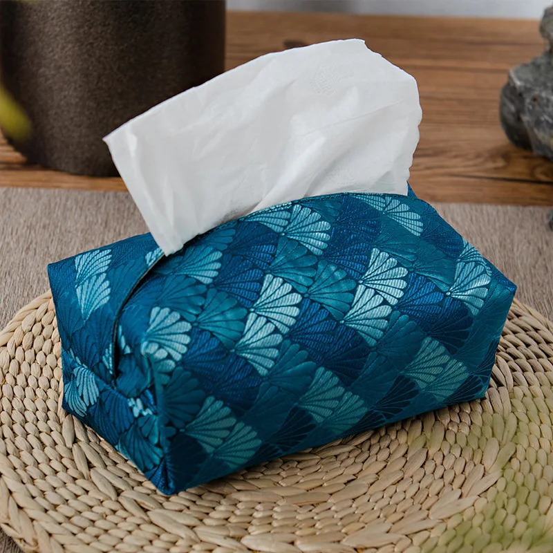 

Роскошное хранилище для салфеток из парчи, Классическое покрытие для салфеток, декоративные коробки для салфеток, сумки, аксессуары для дом...