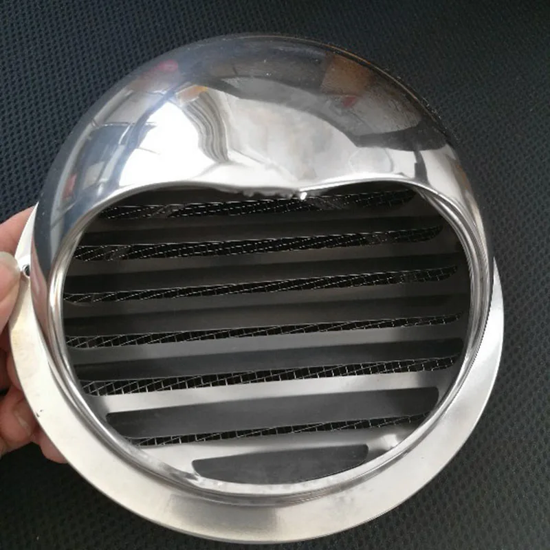 

Stainless Steel Wall Air Vent Metal Cover Outlet Exhaust Universal External