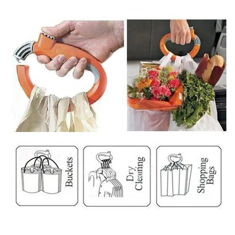Удобные крючки для похода в магазин сумка продуктов держатель ручек инструмент