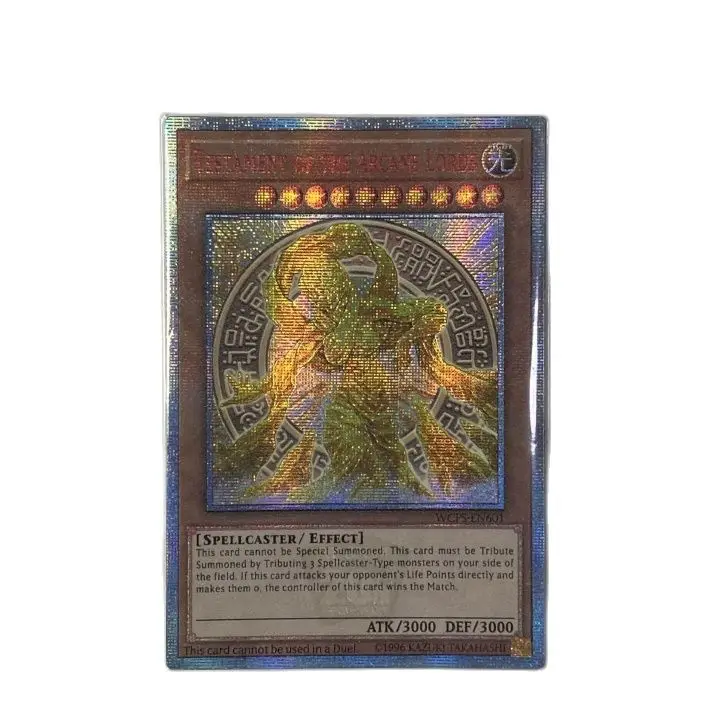 

Карта-приз Yu Gi Oh World температуры 2006, статуя волшебника, Бог, сделай сам, флеш-игра коллекция хобби, аниме-карта