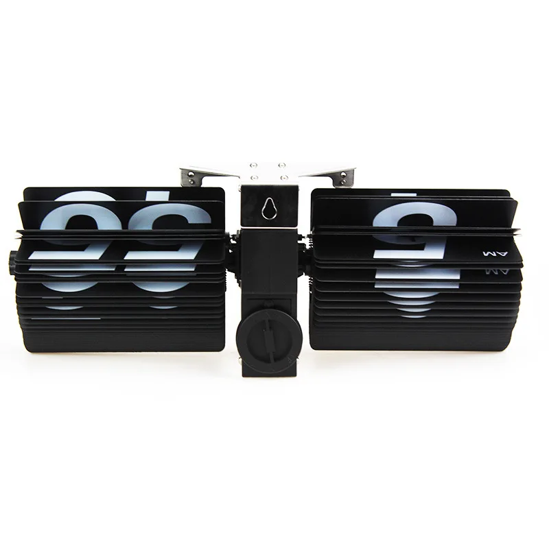 Ретро Флип часы из нержавеющей стали настольные с внутренним механизмом