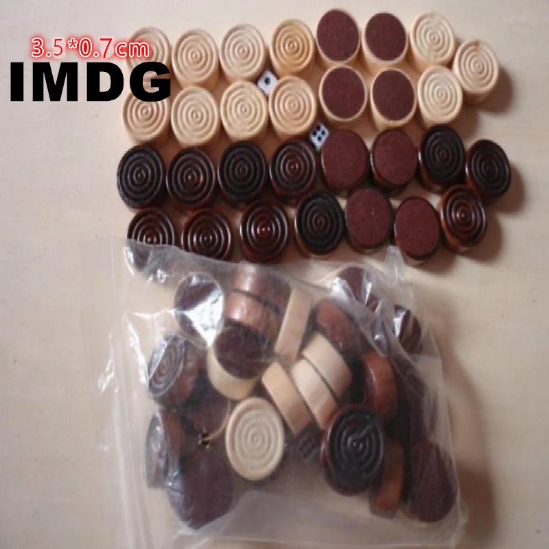 30 шт./компл. международная торговля продажа деревянных шахматных аксессуаров