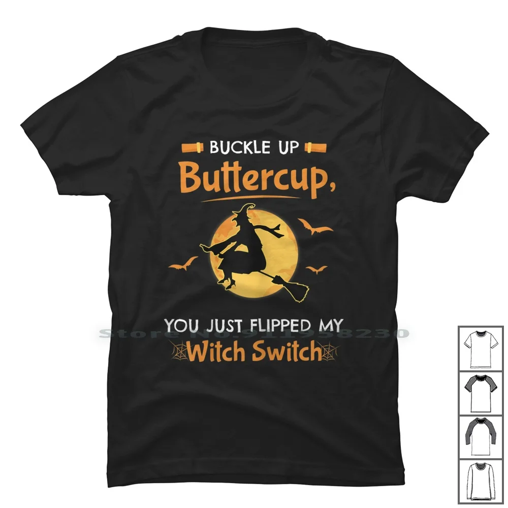 

Пряжка с изображением бабочки, вы только что переворачиваете мой выключатель ведьмы, футболка из 100% хлопка с изображением бабочки, Просто н...