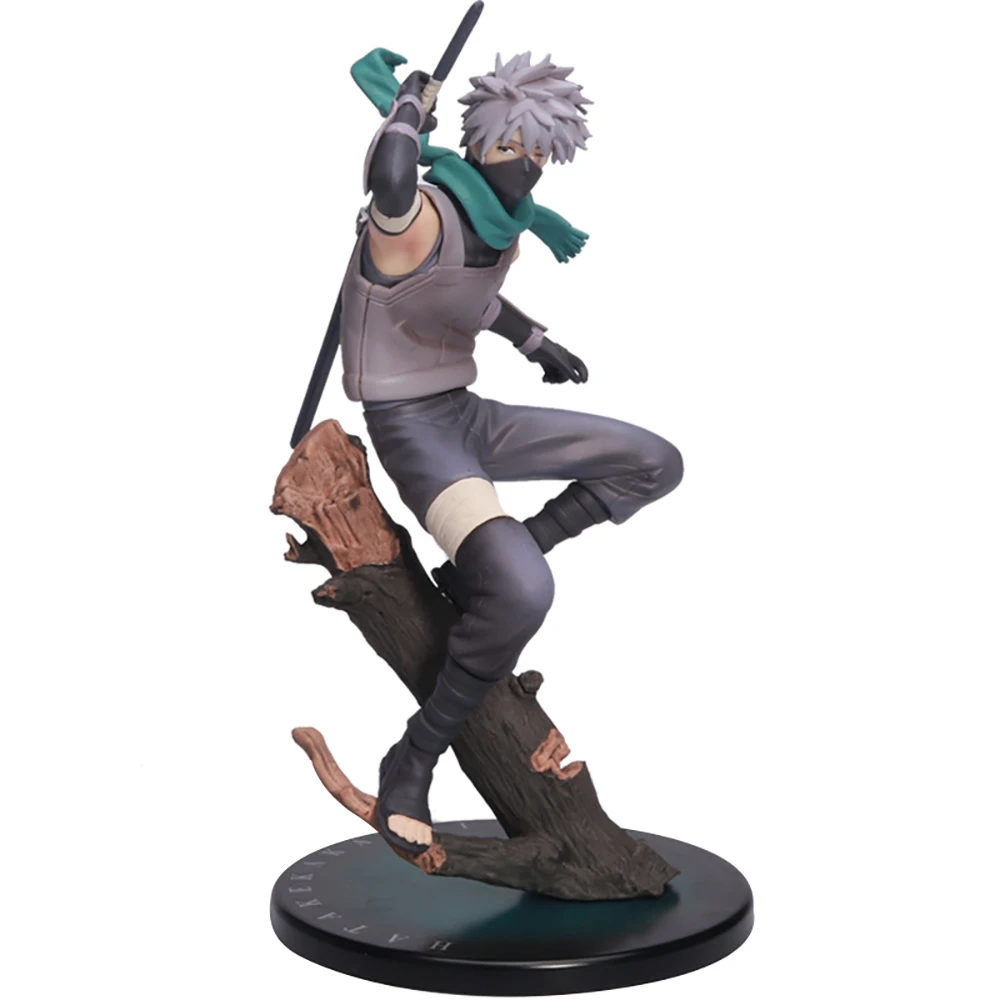 Аниме модель Hatake Kakashi Anbu Ver. Наруто Shippuden Экшн фигурка 21 см ПВХ сменная голова