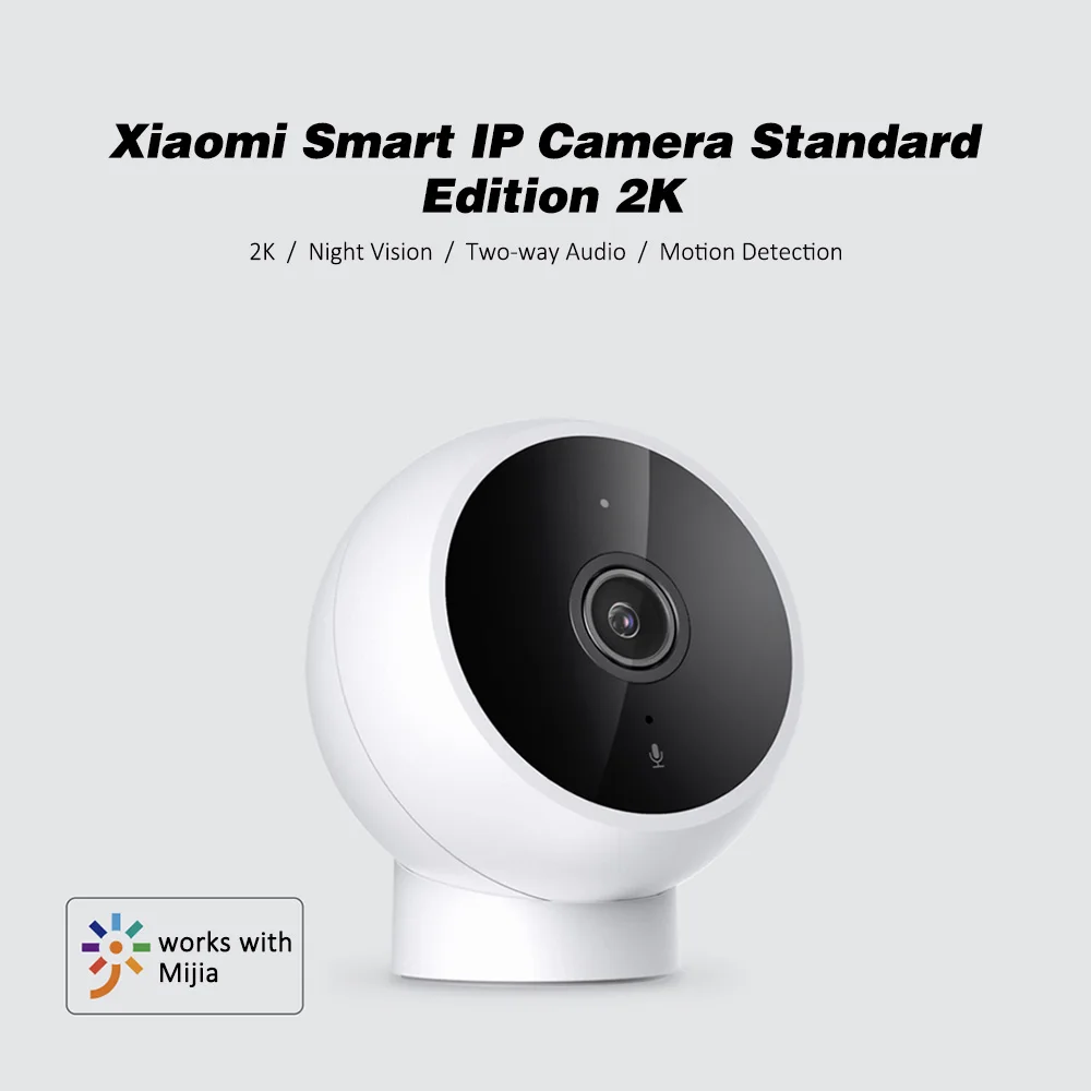 Новая умная IP-камера Mi стандартная версия 2K HD инфракрасное ночное видение CCTV