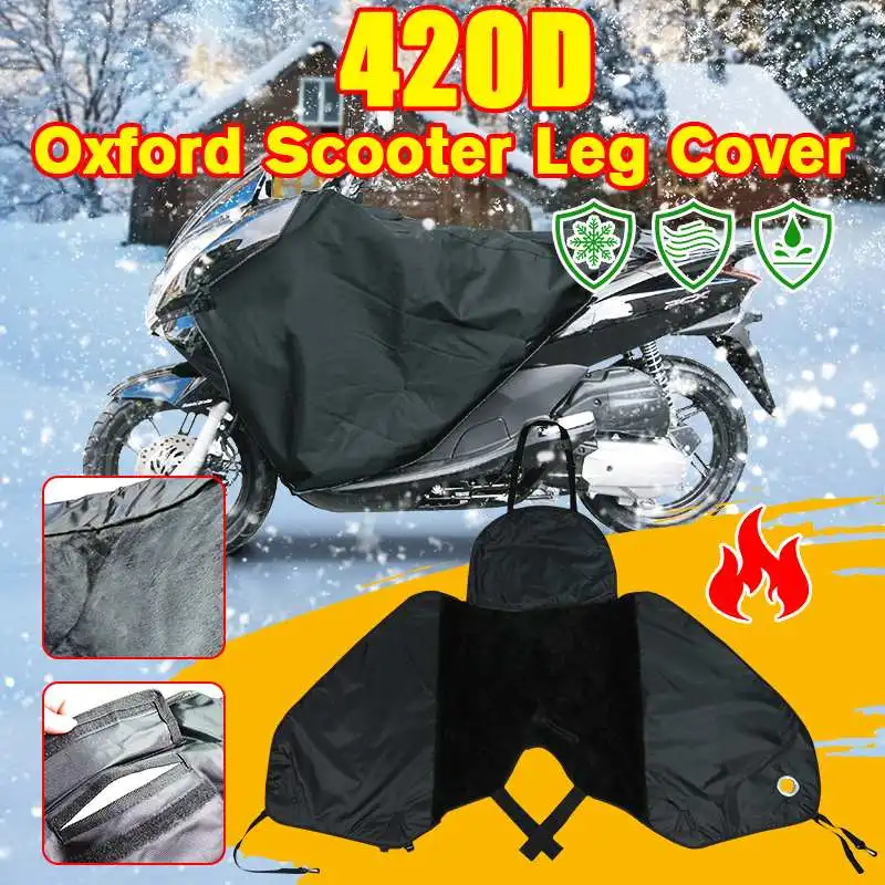 

420D Oxford Cloth Scooter Leg Cover Windproof leg shield Cold-proof Waterproof Leg Protector Motorcycle Windshield Winter Cover