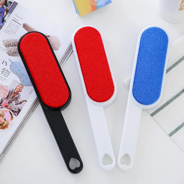 

2PCS Electrostatic Brush Woolen Coat Dust & Pet Brush Woolen Bristle Scrub Cleaner Dusting Double-Sided Fur Cleaning Dust