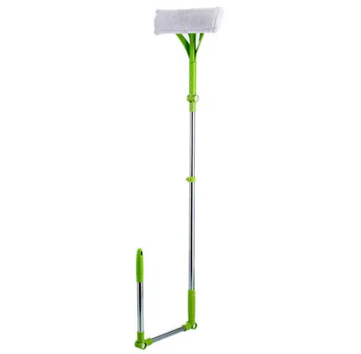 

Glass Window Cleaning Brush Tool Telescopic Rod Cleaning Window Device Double Side Glass Scraper Wiping Home Cleaning Brush