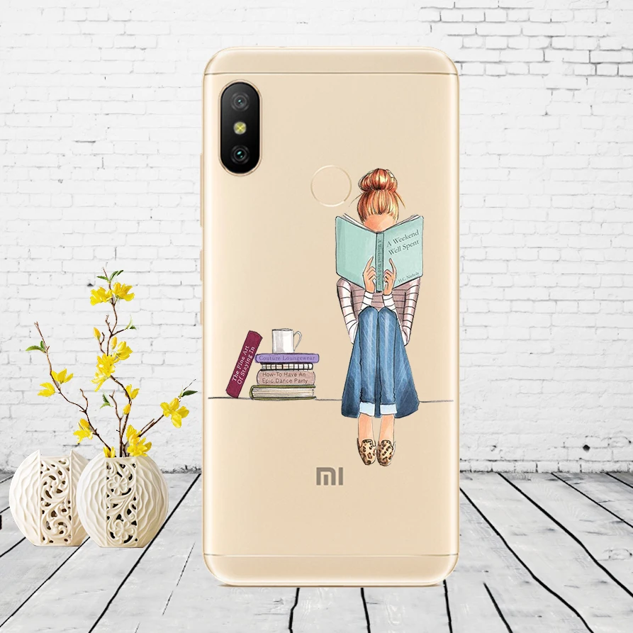 J49 Силиконовый чехол для Xiaomi mi A2 LITE, чехол с полной защитой, мягкая задняя крышка из ТПУ, чехол для телефона s для Xio mi A2 LITE, бампер - Цвет: J49