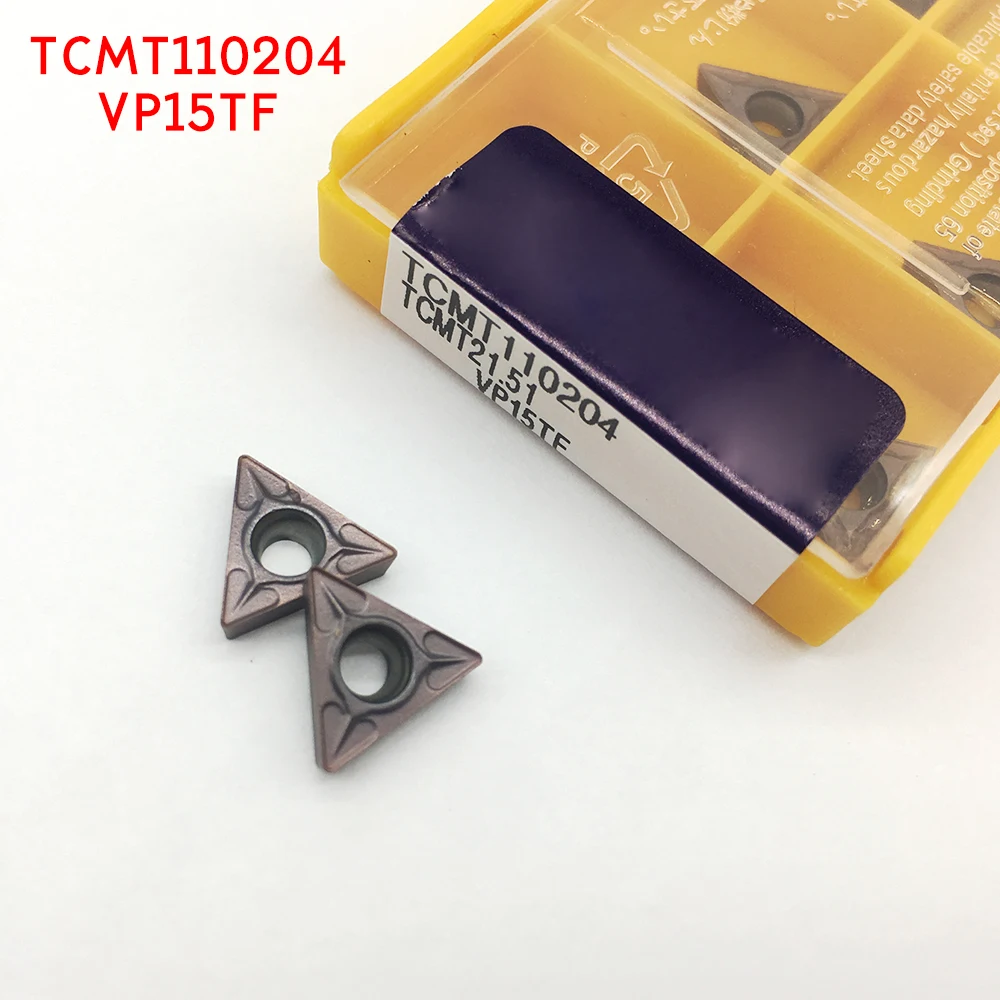 20 шт. TCMT110204 VP15TF карбидные вставки внутренние токарные инструменты Режущий