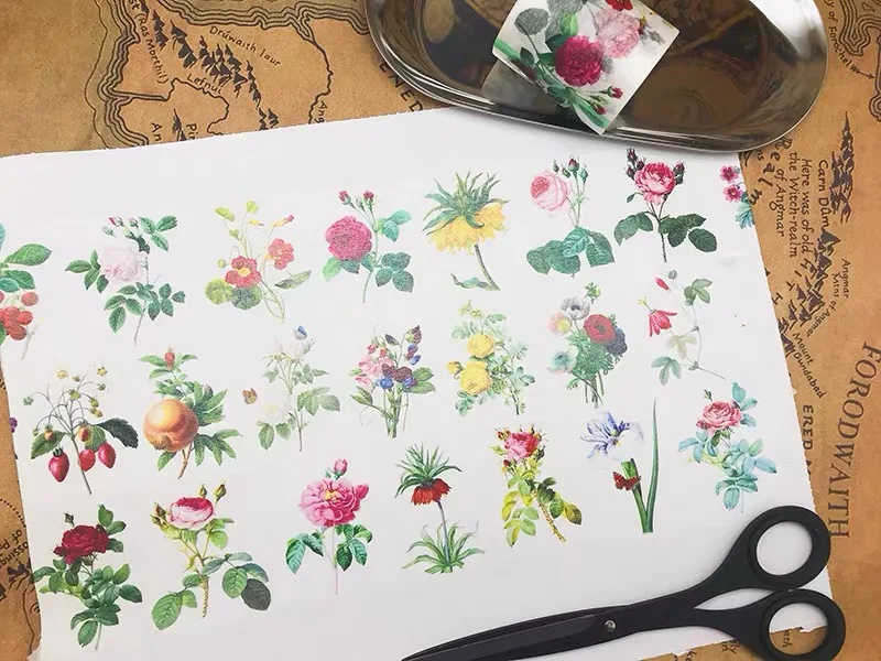 

Винтажная Маскировочная лента Washi для пунктовых ежедневников, клейкая лента, ленты для скрапбукинга и рукоделия