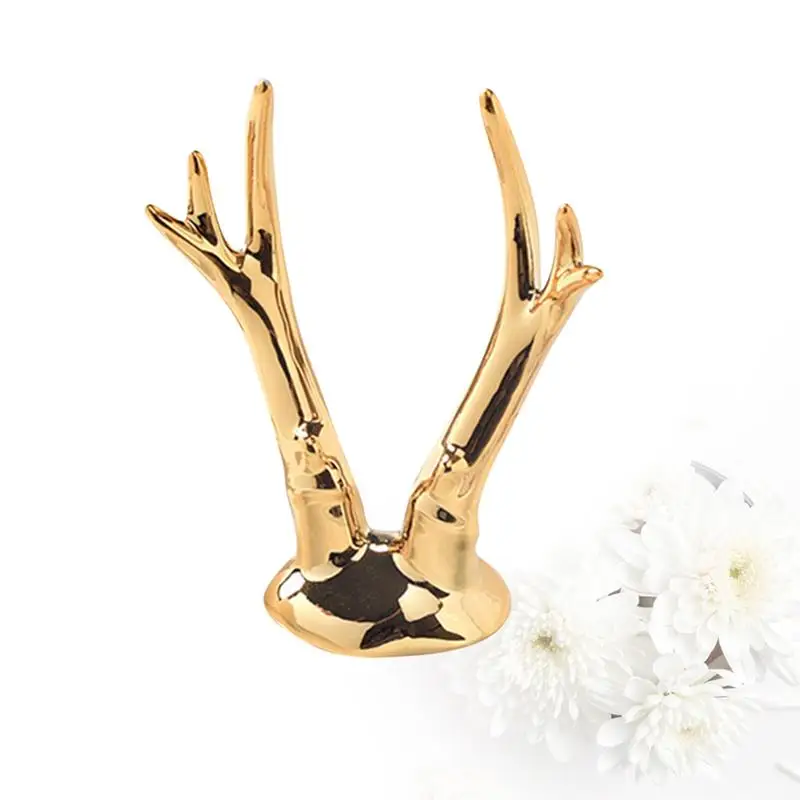 1 шт. ювелирный лоток рога милый креативный керамический Европейский стиль для