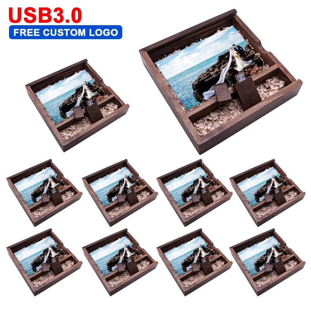 10 шт./лот Бесплатный Пользовательский логотип usb 170 кленовый фотоальбом + коробка