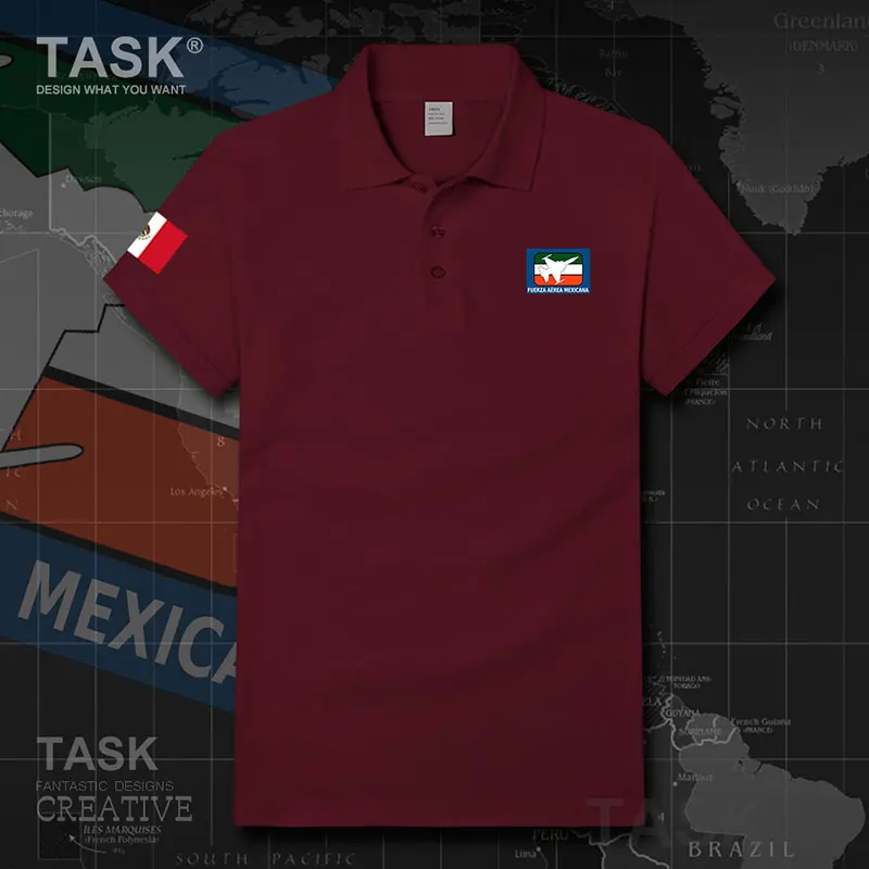 Рубашка-поло мужская свободного покроя с коротким рукавом и отложным воротником