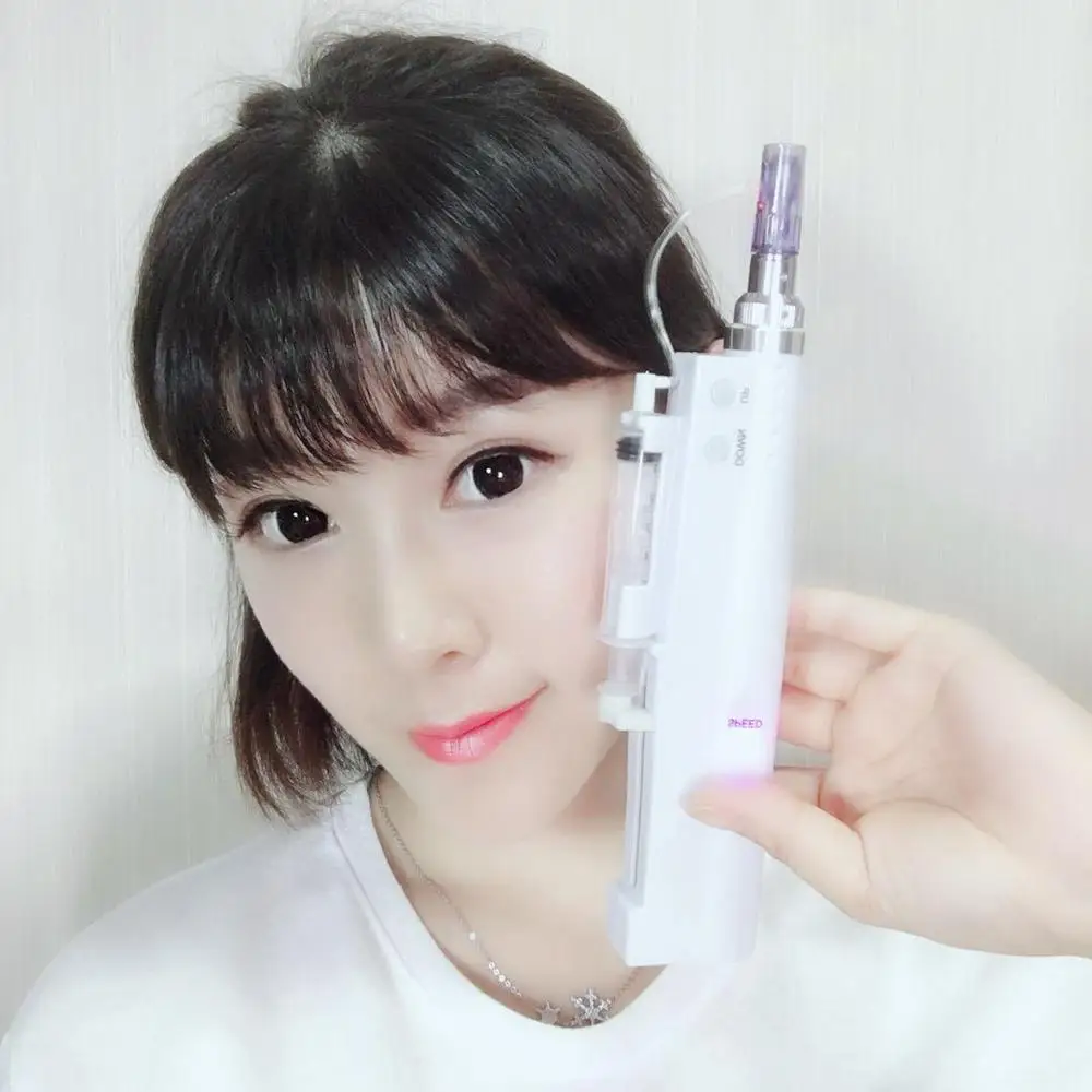 2 в 1 нано мезотерапия микроиглы мезорун Hydra инжектор Derma Pen портативный умный
