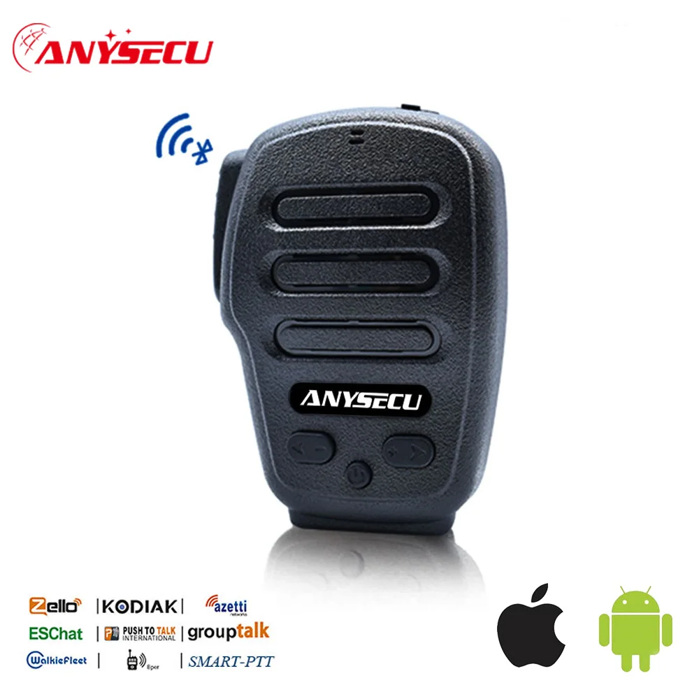 Bluetooth микрофон B03 Android и IOS для zello mic walkieleet радио PTT4U дистанционное управление