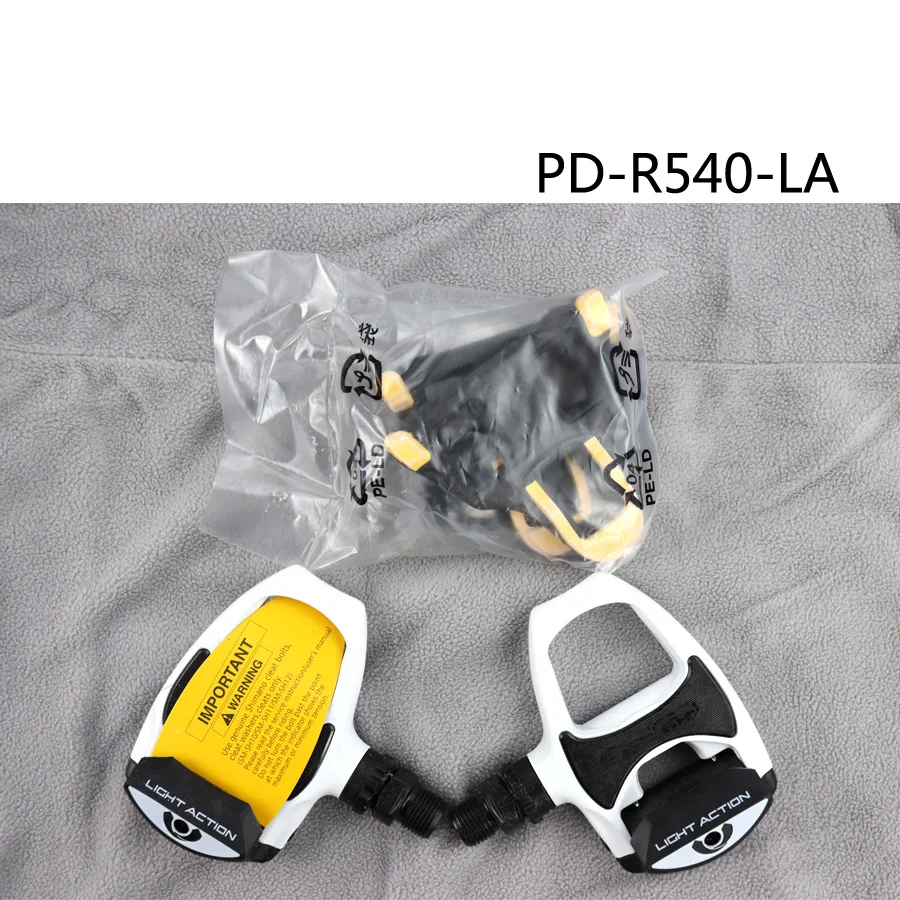 SHIMANO PD-R540 PD R540 LA SPD SL педаль оригинальная коробка включает в себя SM-SH11 самоблокирующиеся бутсы, Педальный светильник, педали для езды на велосипеде