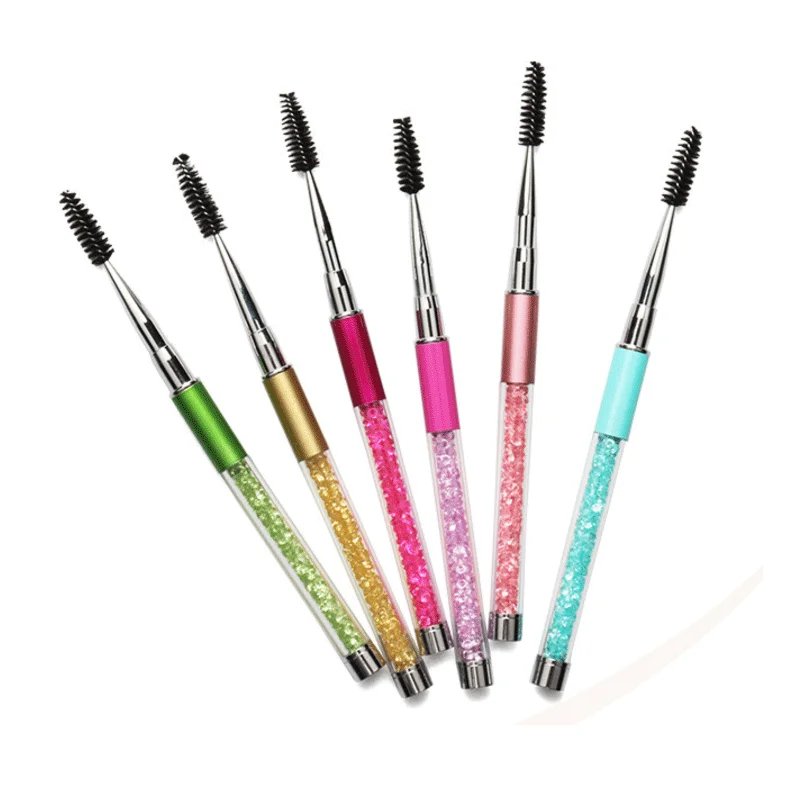 Одноразовая блестящая щетка для ресниц кисти макияжа палочки наращивания
