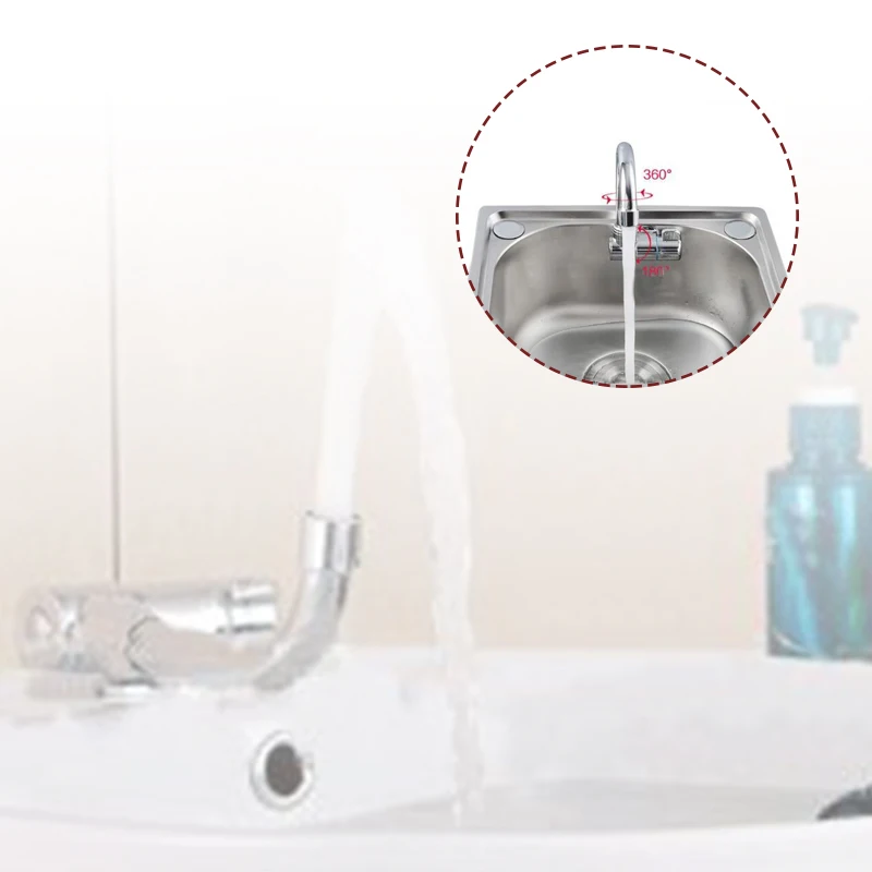 Смеситель для холодной и горячей воды кран раковины в ванной комнате Водопад