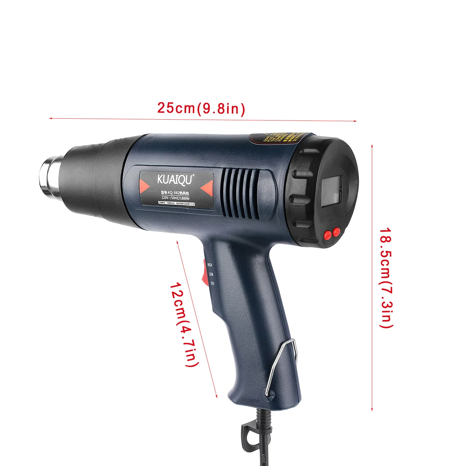 temperatura-controlado edifício secador de cabelo pistola de