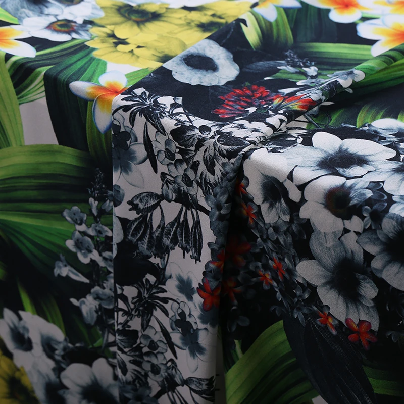 Новинка весна-лето 18 термостойкая 100% Шелковая крепдежная ткань для женского