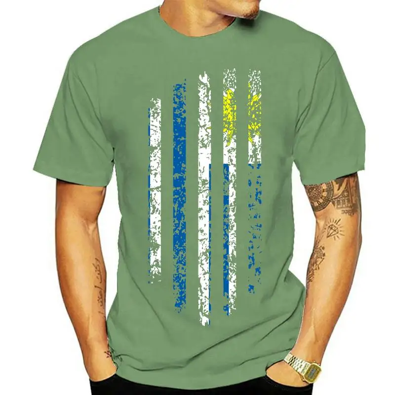 

Уругвай, винтажные мужские модные ранние мужские топы на заказ, высококачественные футболки, американский размер, Мужская одежда, футболки