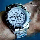 Часы PAGANI DESIGN Мужские с зеркальным стеклом, брендовые Роскошные водонепроницаемые спортивные модные с хронографом