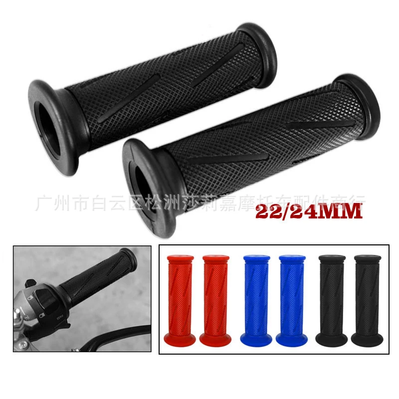 

3 Color Rubber Motorbike Accessories Motorcycle Handlebar 22mm Universal for KTM Husqvarna Motocross Grip Anti Slip Design