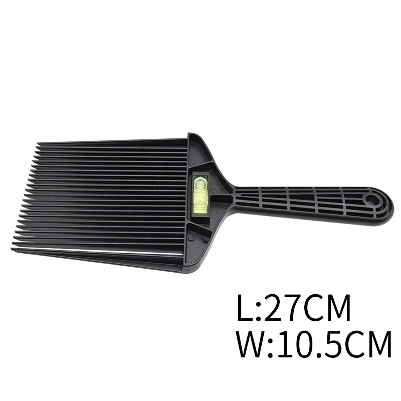 

Hair Trim Accessories Foam Clip Comb Comb Hairdresser Styling Hair Comb Non-Slip Handle Plastic Flat Top Comb