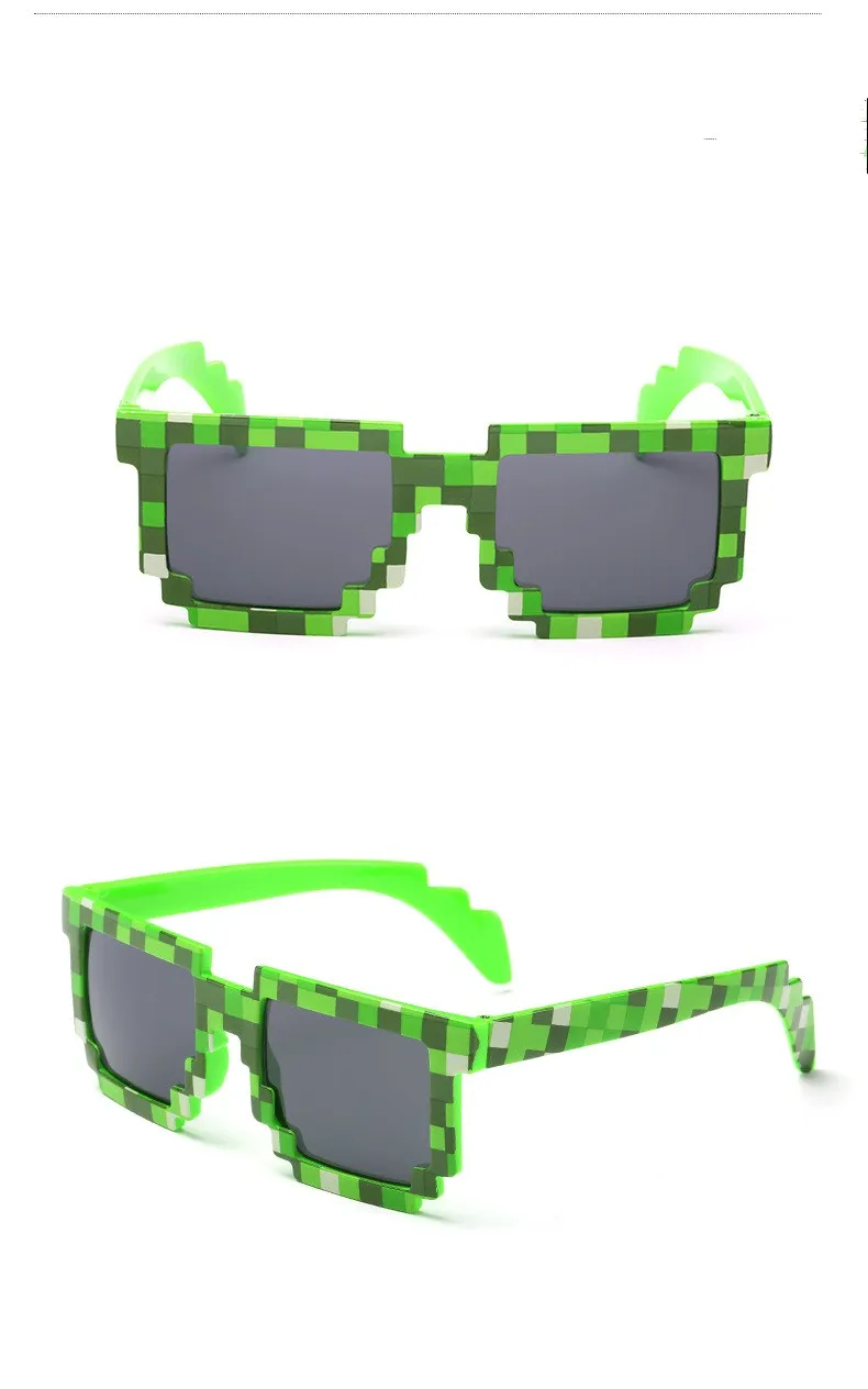 Забавные модные мозаичные солнцезащитные очки для мужчин и женщин бренд Thug Life