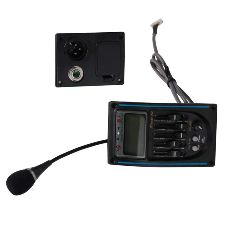 Акустическая гитара предусилитель LC-5 5-полосный эквалайзер Пикап тюнер