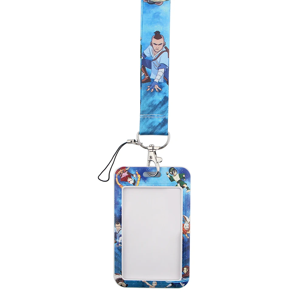 

PF241 Dongmanli Cartoon Anime Office lanyard card ID Badge Holder Keychain Pass Gym Mobile Kids Key Holder Key Rings Gifts