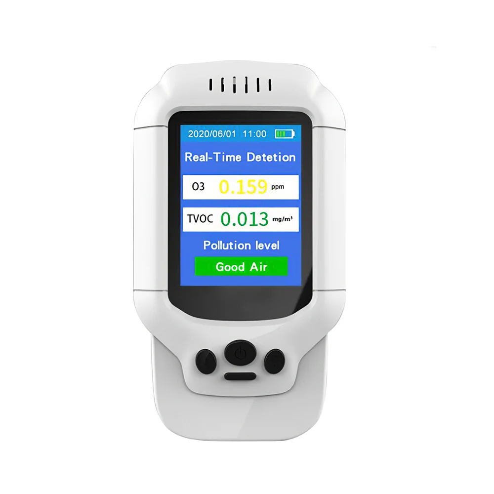 

Portable Ozone Meter Multi-functional Air Quality Monitor Gas Analyzer Ozone Concentration Detector TVOC PM2.5 Analyzer Sensor