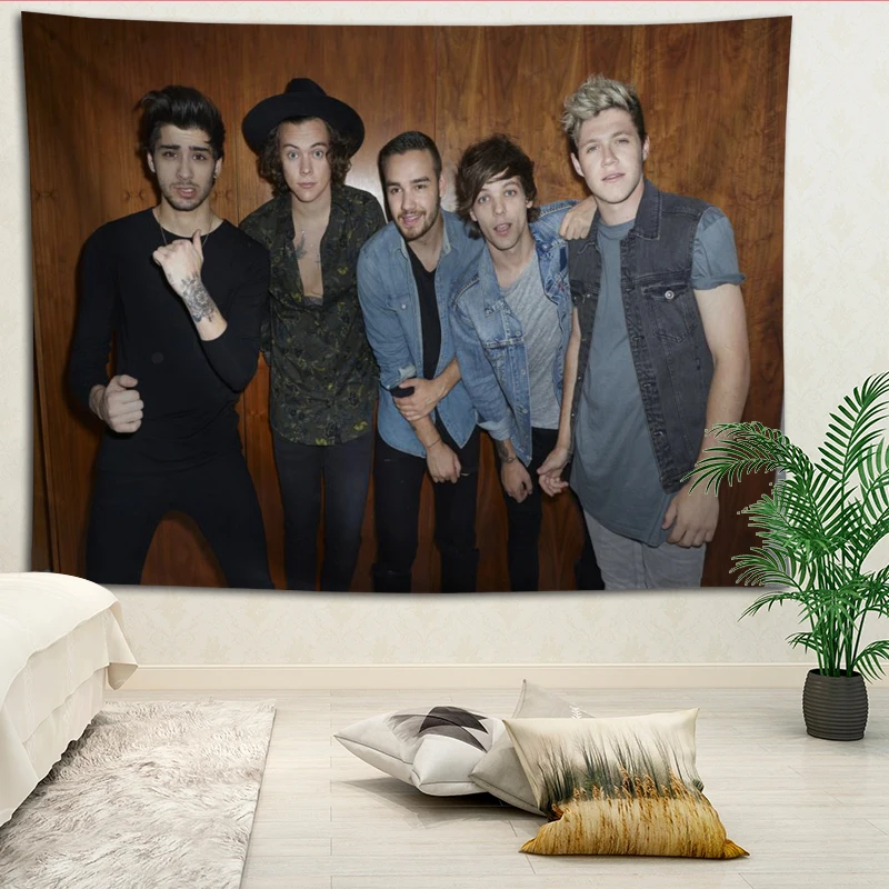 

Декоративное Настенное одеяло, гобелен большего размера с принтом в одном направлении, для дома, гостиной, спальни, 95 х73 см