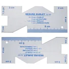 Измеритель точности швов, металлическая стёганая строчка, фотошаблон, линейка для шитья, сделай сам, лоскутное шитье, аксессуары для рукоделия