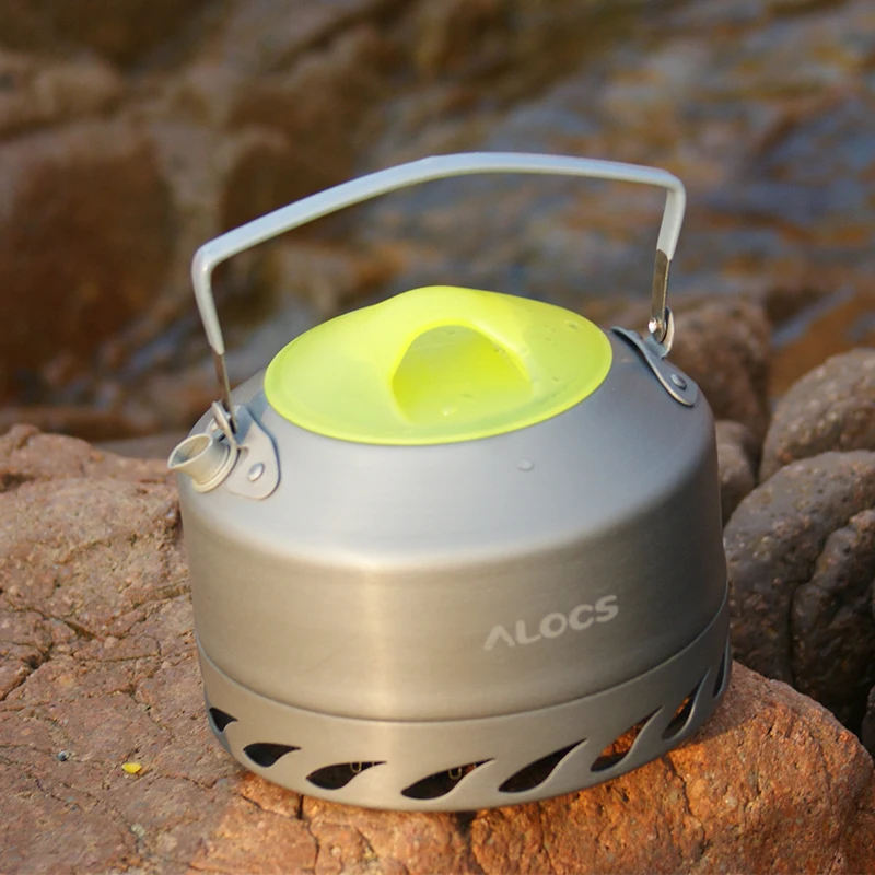 Портативный чайник ALOCS из алюминиевого сплава походная посуда оборудование для