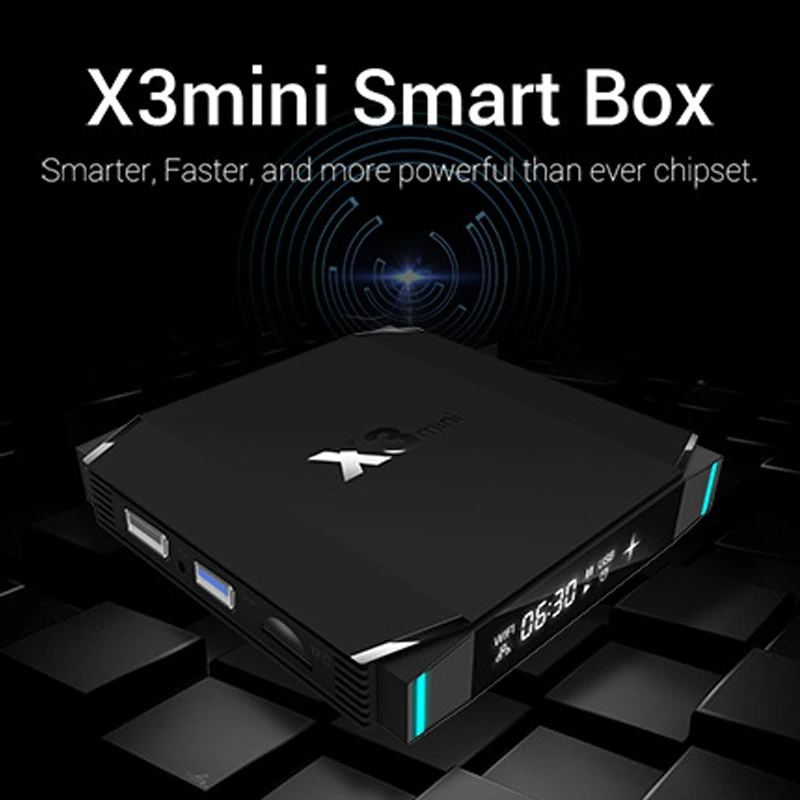 X3-Mini ТВ-приставка S905X3 Android 9 0 Hd 1080P сетевая приставка 4 + 32G поддержка Wifi 2 4G/5G / 4K