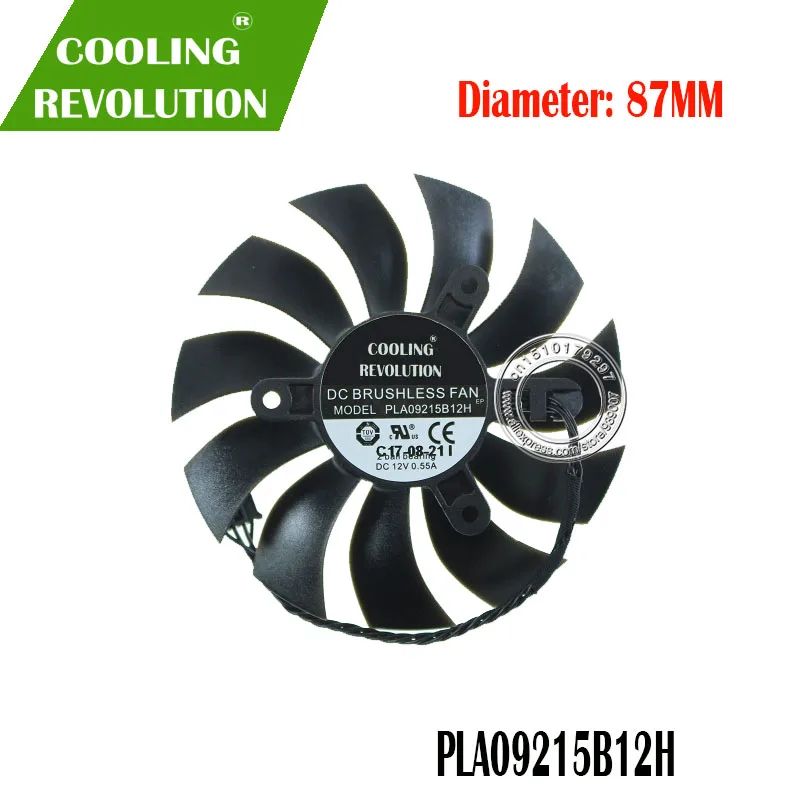 Вентилятор видеокарты PLA09215B12H 4Pin VGA кулер для EVGA GTX950 GTX970 GTX1050 GTX1050TI GTX1060 система
