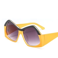 oversized square sunglasses women vintage designer sun glasses polygon shades uv400 men luxury brand male female eyewear oculos