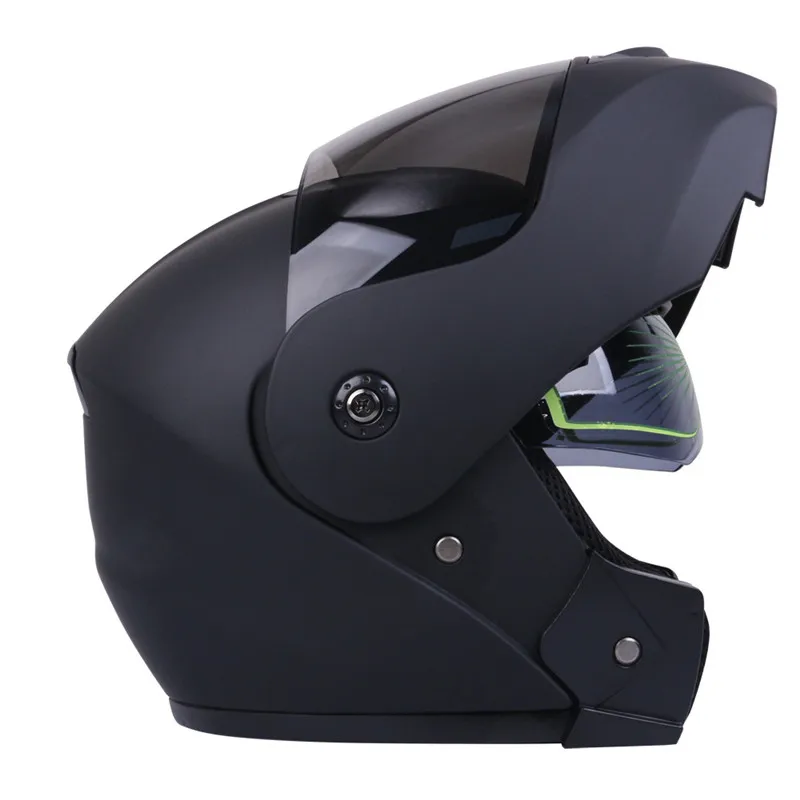 Для мужчин флип мотоциклетный шлем полное лицо Модульная Шлем Мотоцикл шлемы