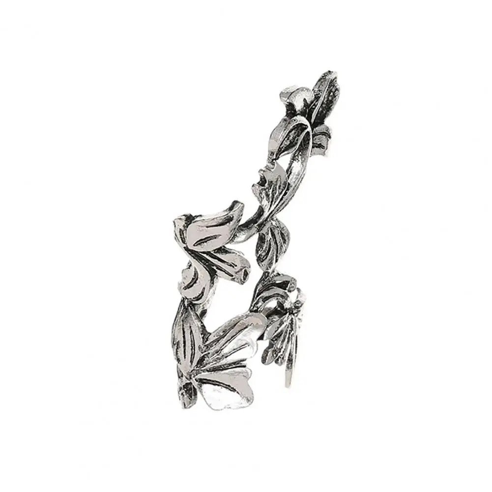 

Hot Sales!!! 1Pc Women Fashion Leaf Shape Ear Stud Cuff Clip On Non Piercing Earrings Jewelry