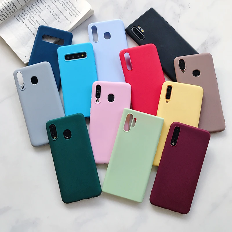 Однотонный зеленый чехол для телефона iPhone 11 Pro Max XR X XS MAX матовый серый желтый