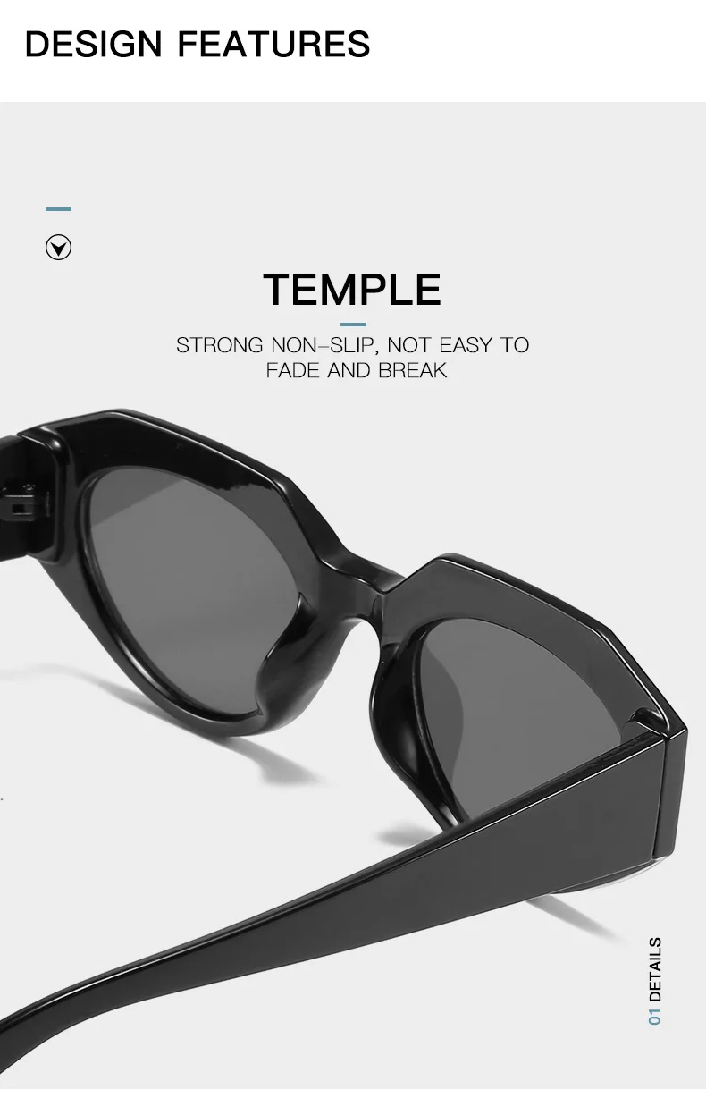 VWKTUUN Винтажные Солнцезащитные очки женские кошачий глаз маленькие