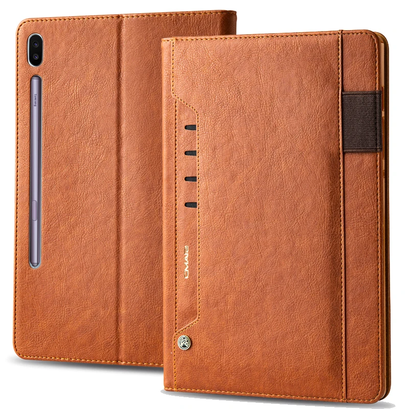 Для samsung Galaxy Tab S6 10 5 дюймов T860 Флип кожаный чехол бизнес многофункциональный карта