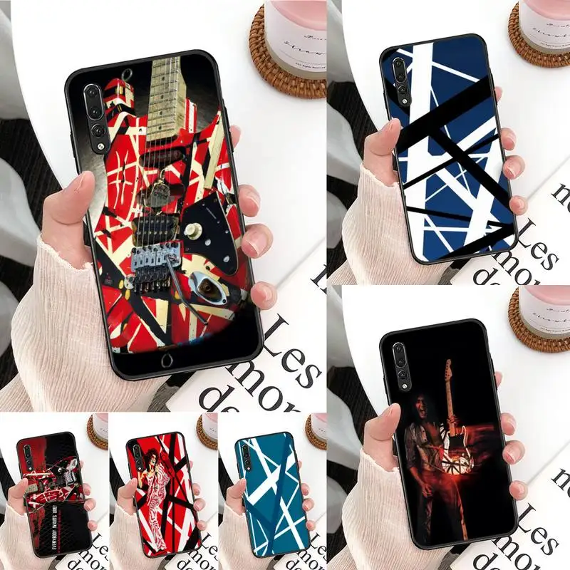 

Eddie Van Halen Graphic Guitar Phone Case For Huawei honor10Lite 9lite 8A 8X 9X pro Nova3E 3I NOVA2 3 nova2lite p30lite Y62019
