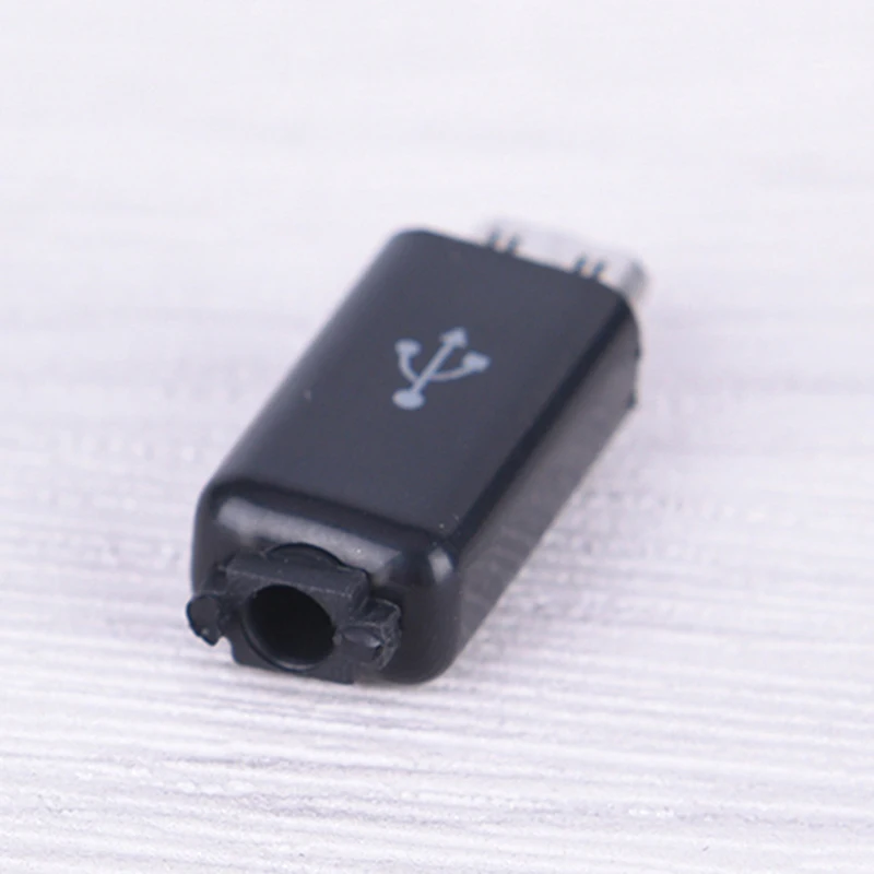 20 шт./компл. белый/черный 4 в 1 DIY Micro USB сварочный Тип штекер 4-контактный разъем