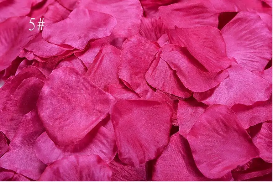 100 pieces 5 BGW Свадебные Лепестки Шелковые Лепестки розы цветные Искусственные цветы Свадебные аксессуары лепестки роз к свадьбе Petalos De Rosa De Boda - Цвет: 100 pieces 5