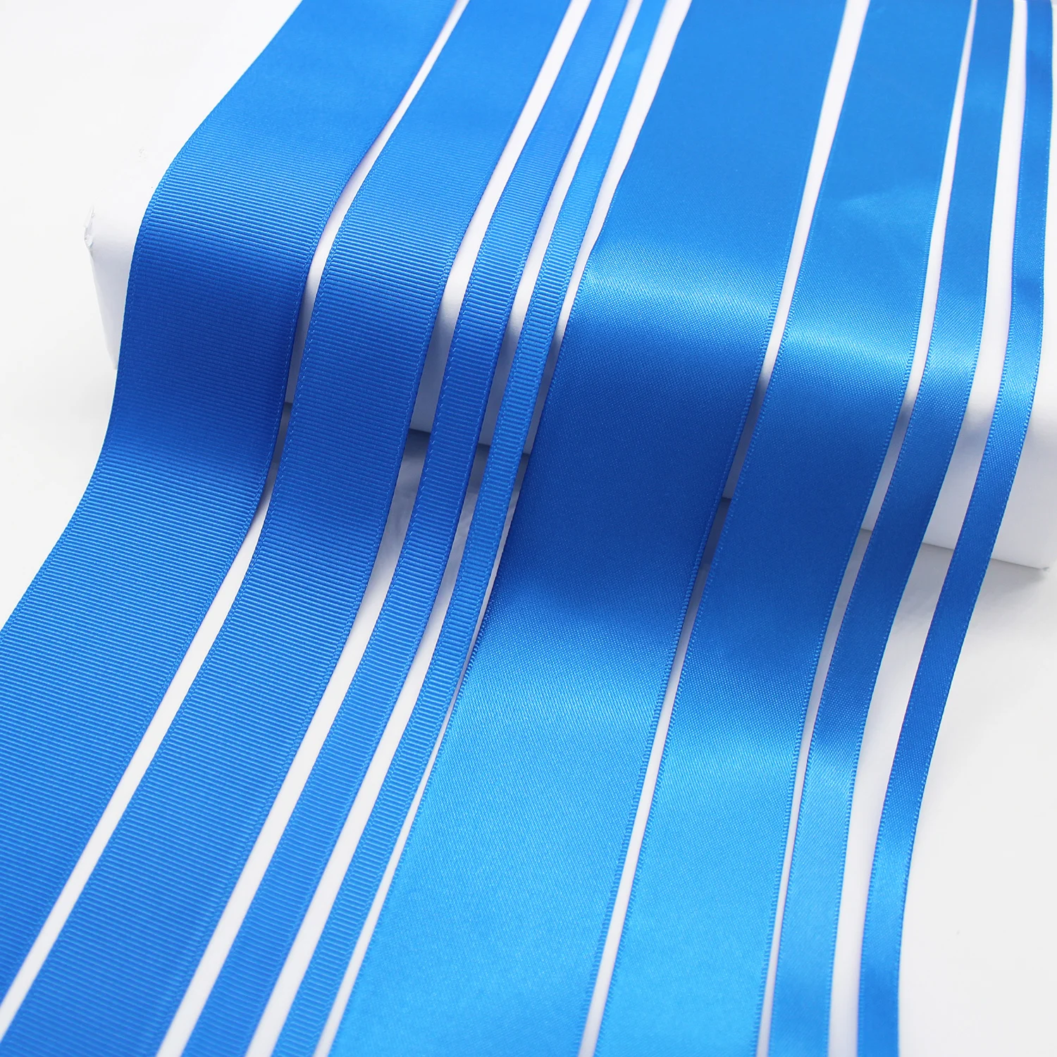 5 м/лот темно синяя однотонная атласная лента в горошек аксессуары для рукоделия 6